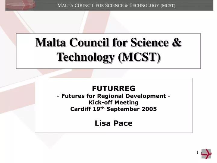 malta council for science technology mcst