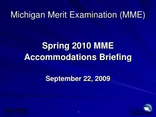 Michigan Merit Examination (MME)