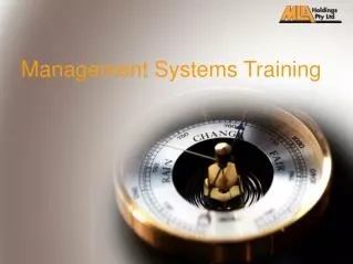Management Systems Training