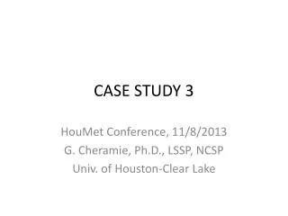 CASE STUDY 3