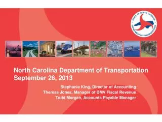 North Carolina Department of Transportation September 26, 2013