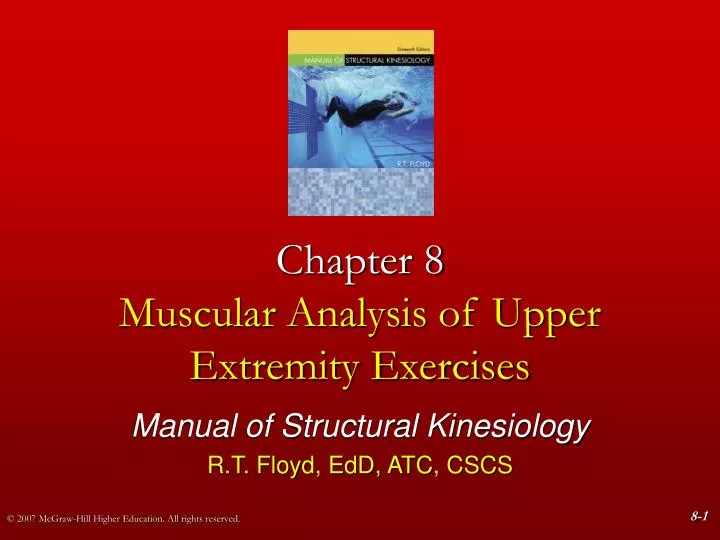 chapter 8 muscular analysis of upper extremity exercises