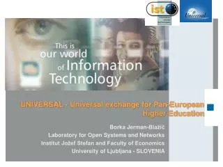 UNIVERSAL - Universal exchange for Pan-European Higher Education