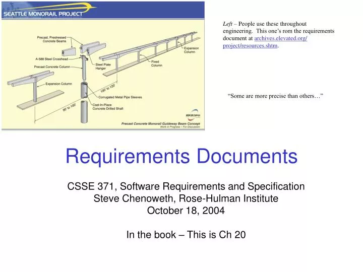 requirements documents