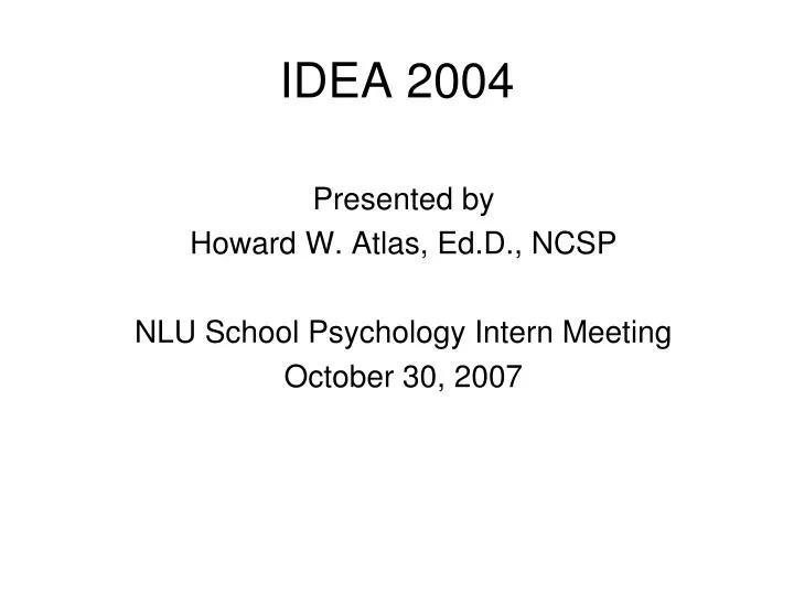 idea 2004