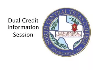 Dual Credit Information Session