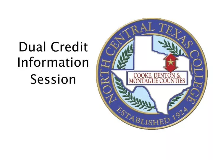 dual credit information session