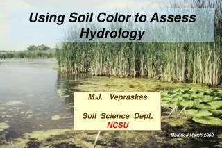 Using Soil Color to Assess Hydrology