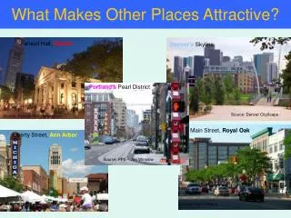 What Makes Other Places Attractive?