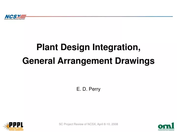 plant design integration general arrangement drawings