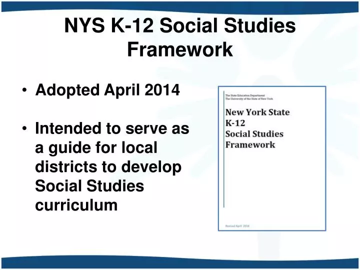 nys k 12 social studies framework
