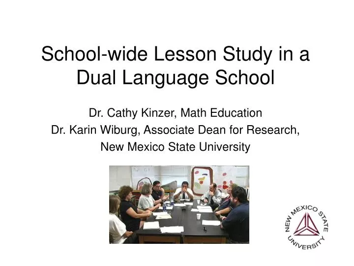 school wide lesson study in a dual language school