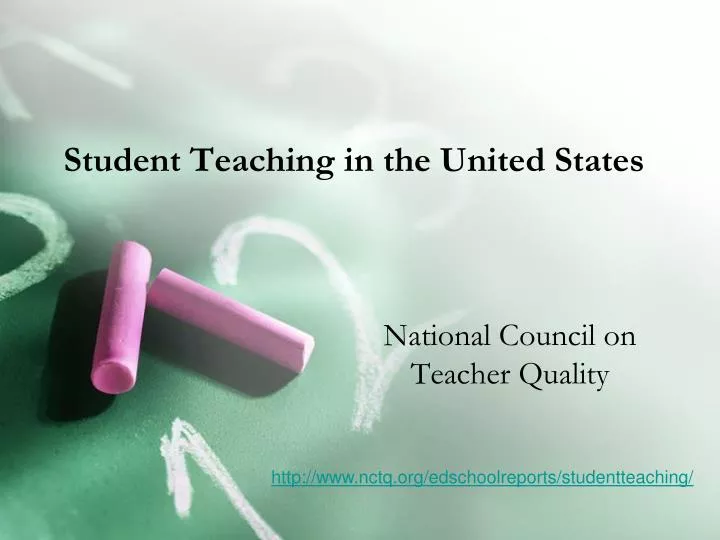 student teaching in the united states