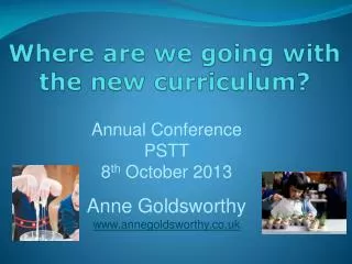 Where are we going with the new curriculum?