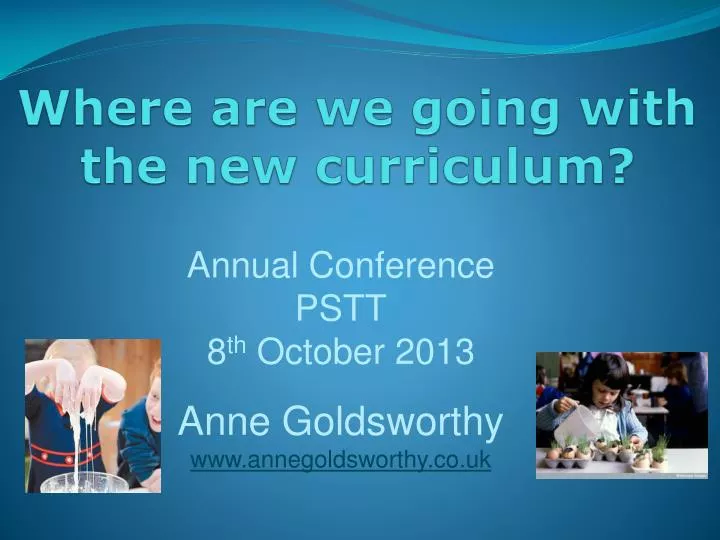 where are we going with the new curriculum