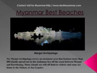 best beaches in Myanmar