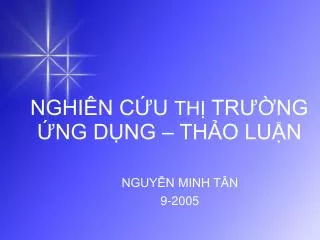 nghi n c u th tr ng ng d ng th o lu n