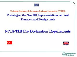 NCTS-TIR Pre-Declaration Requirements