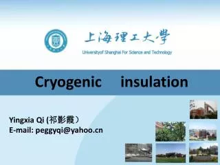 Cryogenic insulation
