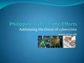 Philippine Cybercrime Efforts