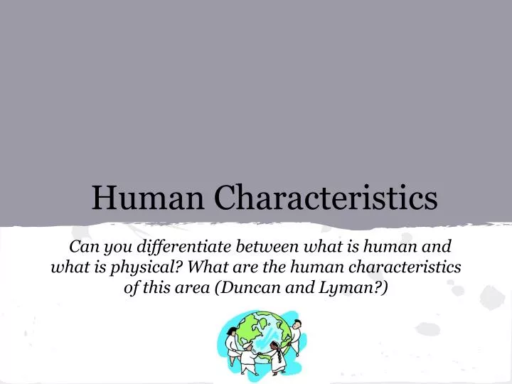 human characteristics