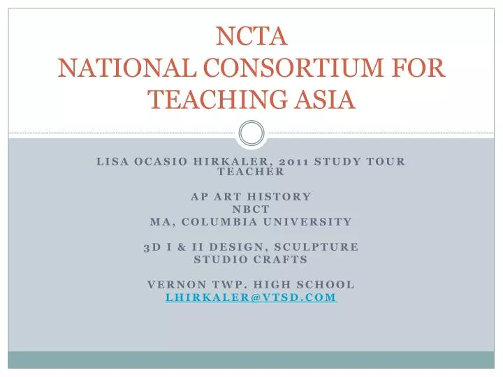 ncta national consortium for teaching asia