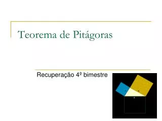 teorema de pit goras