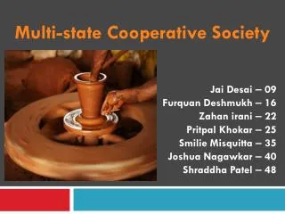 Multi-state Cooperative Society