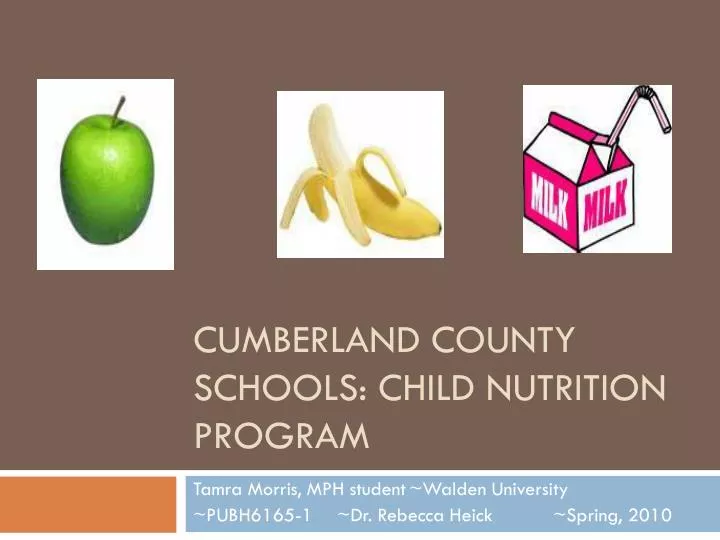 cumberland county schools child nutrition program
