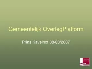 gemeentelijk overlegplatform