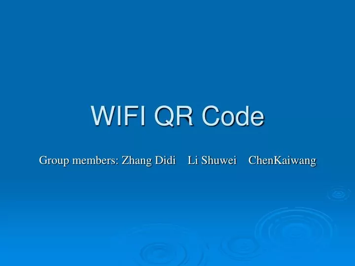wifi qr code
