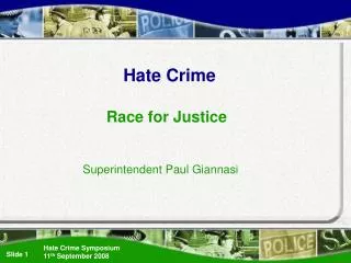 Hate Crime