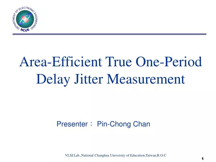 area efficient true one period delay jitter measurement