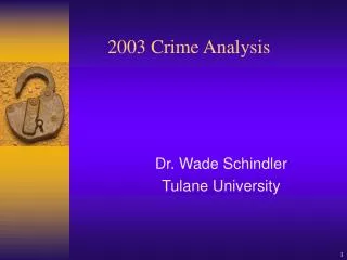 2003 Crime Analysis