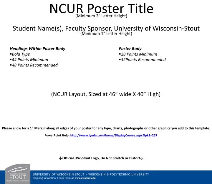 ncur poster title minimum 2 letter height