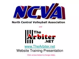 TheArbiter Website Training Presentation