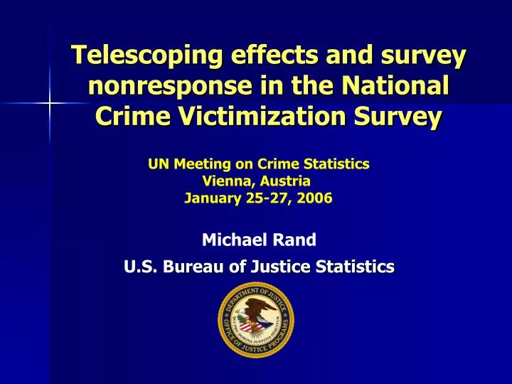 telescoping effects and survey nonresponse in the national crime victimization survey