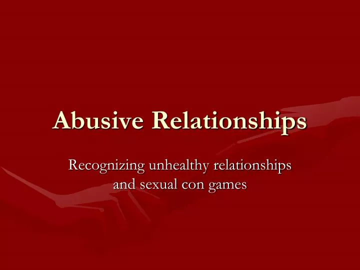 abusive relationships