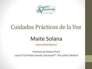 cuidados pr cticos de la voz