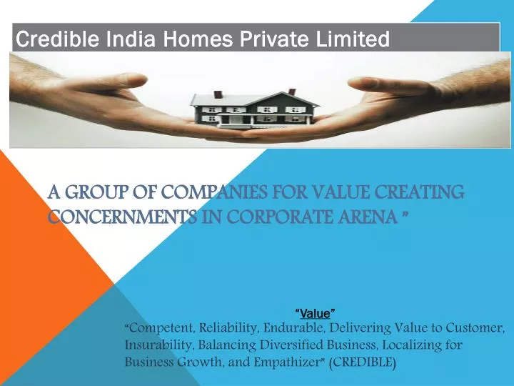 a group of companies for value creating concernments in corporate arena