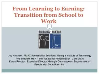 From Learning to Earning: Transition from School to Work