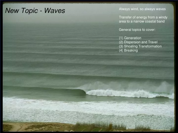new topic waves