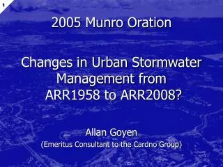2005 Munro Oration