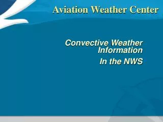 Aviation Weather Center