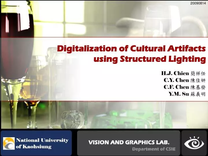 digitalization of cultural artifacts using structured lighting