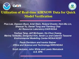 Utilization of Real-time AIRNOW Data for Quick Model Verification