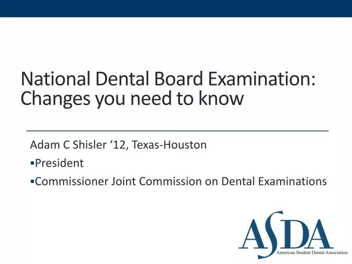 national dental board examination changes you need to know