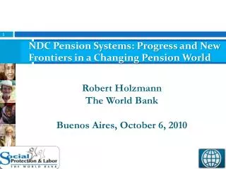 NDC Pension Systems: Progress and New Frontiers in a Changing Pension World