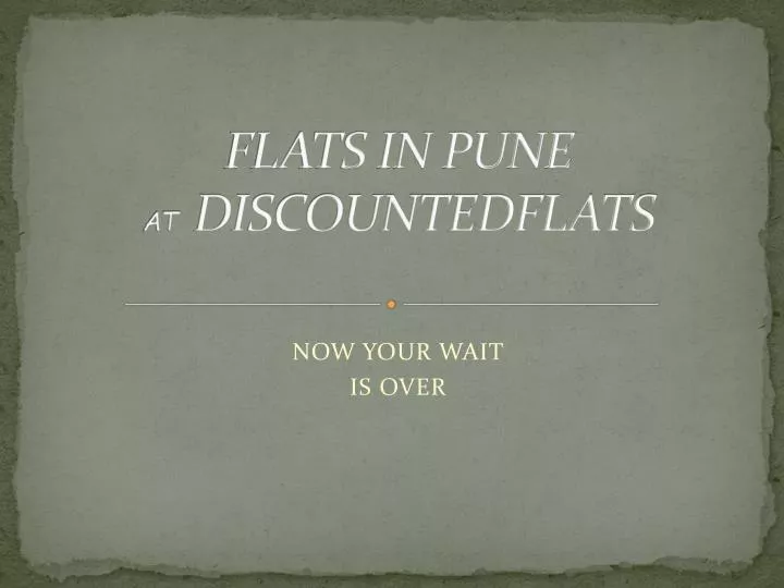 flats in pune at discountedflats