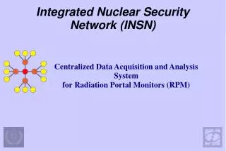 Integrated Nuclear Security Network (INSN)